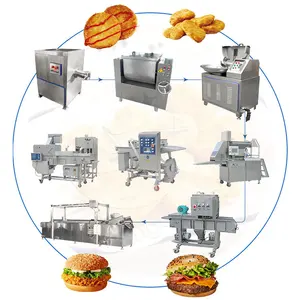 ORME Compact Meat Product Fish Patty Round Cutlet Make Machine Mini Burger Make Machine for Sale