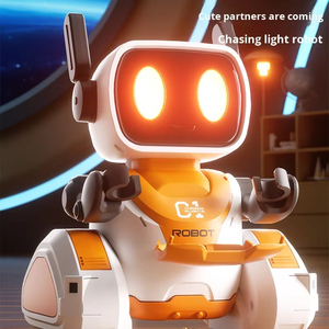 <span class=keywords><strong>Robot</strong></span> polyvalent de poursuite de cibles lumineuses, jouet de bureau en plastique télécommandé avec plateau de livraison, <span class=keywords><strong>transformable</strong></span> DIY - Product Image 3