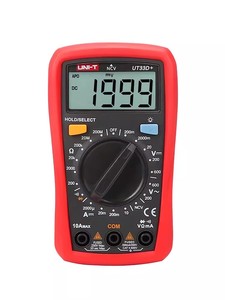 มัลติมิเตอร์ขนาดพกพา UNI-T UT33+ ซีรีส์ UT33A+ UT33B+ UT33C+ UT33D+ ดิจิตอล - Product Image 5