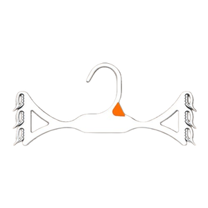 Colgador multifunción de plástico negro de 3 capas de alta calidad para falda de pantalón, ropa interior y exhibición de ropa para armario - Product Image 1