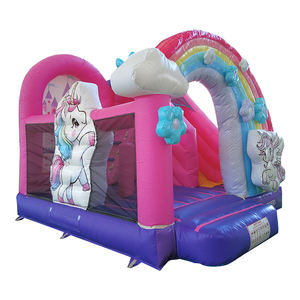 Château gonflable licorne pour enfants WINSUN, usage commercial extérieur, trampoline en PVC, certifié CE, sans plomb, ignifuge - Product Image 4