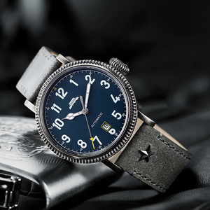 Orologio Militare Luminoso Beijing D301 Reissue 41mm Automatico Meccanico da Uomo in Pelle e Acciaio Inossidabile Casual Semplice - Product Image 4