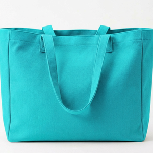 Bolsa de tela de algodón resistente, bolsa de compras reutilizable y duradera para compras, playa, viajes y uso diario. - Product Image 1