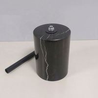 Table basse ronde moderne en acier inoxydable noir, table d'appoint de salon, table d'angle – Vente chaude directe usine