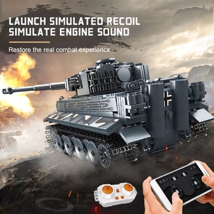 Mould <span class=keywords><strong>King</strong></span> 20014 Juguetes Educativos MOC Modelo de Tanque Tigre Bloques de Construcción Ladrillos para Niños Regalos de Cumpleaños - Product Image 3