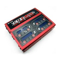 Chargeur intelligent EV-PEAK CQ3 100Wx4 6S avec carte adaptateur JST-XH pour batteries LiPo, LiFe, NiMH, NiCd, UAV – Chargeur rapide intelligent