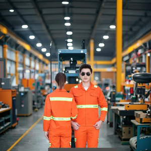 Công nhân vệ sinh thành phố-đồng phục làm việc làm sạch đường mùa hè và mùa xuân-Công Nhân-Bộ quần áo an toàn phản chiếu dài tay - Product Image 4