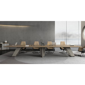 Conjunto de Mesa de Conferencia para Oficina/Hogar, Material MFC Contemporáneo, Mesa de Reuniones Duradera y Ecológica - Product Image 5