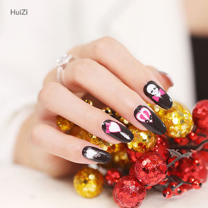 طلاء أظافر هالوي ذاتي اللصق تصميم مختلط فن أظافر هالوي - Product Image 4