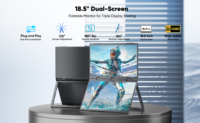 18.5 "FHD 1080P double Triple moniteur Portable USB-C HD HDR affichage pliable ordinateur portable PC jeu Double écran moniteur 100% sRGB