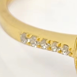 Juego de anillos diarios simples y elegantes de plata 925 con perla y circón Diseño clásico unisex - Product Image 3