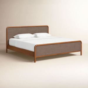Cama Moderna de Estilo Medieval Simple de Madera Maciza para Dormitorio, Se Puede Personalizar en Grandes Cantidades - Product Image 2
