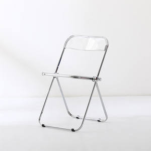 Wholesale Foldable <strong>Chair</strong> for Event Restaurant Hotel Dining Wedding Garden Acrylic Plastic Metal <strong>Folding</strong> Garden Outdoor <strong>Chair</strong> - Product Image 2