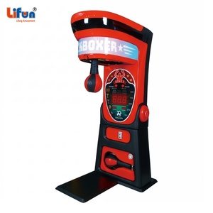 Lifun Machine d'arcade de boxe et de kick-boxing à monnayeur en métal personnalisée, testeur de force, jeu de récompense <span class=keywords><strong>pour</strong></span> centre d'amusement - Product Image 1