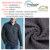 Hersteller liefern einseitig gerippt gebürstet Polar Fleece geprägt Stretch Plaid Anti Pilling Stricks toff für Decke