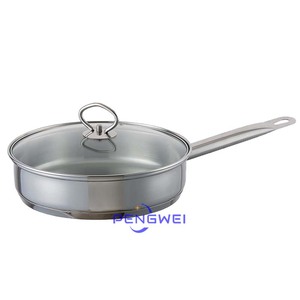 Cocina cocina gas y cocina de inducción <span class=keywords><strong>la</strong></span> sera de utensilios de cocina sartén plana de acero inoxidable sartén antiadherente conjunto - Product Image 4