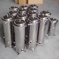 Filtre de précision à collier de serrage rapide, élément filtrant en coton PP à bride DN25 10 000 L/min