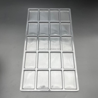 Plateau alvéolé en plastique PET transparent jetable pour 20 puces graphiques CPU/GPU d'ordinateurs portables et d'électronique grand public - Vente en gros