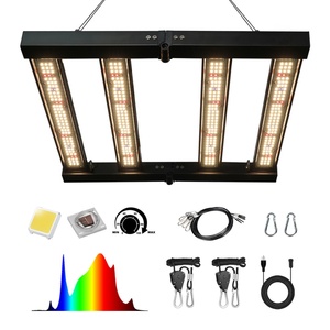 Lámpara LED Plegable para Cultivo, Ideal para Áreas de 4x10 pies, Espectro Completo, Alta Potencia, Regulable, para Plantas de Interior y Proyectos DIY - Product Image 4