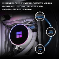 Bloc Thermalright Frozen Magic 360 V2 blanc CPU boucle fermée refroidisseur 72 CFM flux d'air massif 1600RPM module thermique