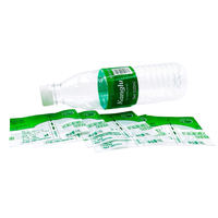 Étiquettes thermorétractables personnalisées pour canettes et bouteilles de jus, imperméables, sensibles à la chaleur, épaisseur 25-70 microns