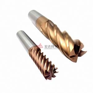 Fresas de carburo sólido HRC65 de 8 filos D16X40X100Lmm del fabricante - Product Image 1