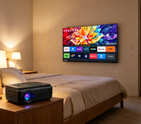 Mini projecteur vidéo LED H96 Max PJ-X6 Android 11, intelligent, portable, 4K 1080P, home cinéma