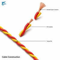Fil flexible torsadé RVS