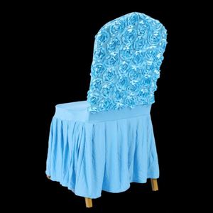 Housse de chaise en spandex à fleurs rosettes, colorée, tendance 2023 - Product Image 4