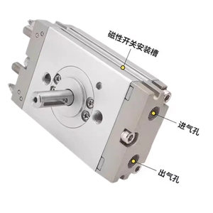 Cilindro Neumático Compacto Estándar Serie Crq2, Tipo Rack, Cdrq2bs-30-90/180 y Estructura D - Product Image 3