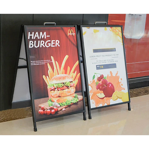 Xách tay một khung biểu ngữ đứng cho quảng cáo ngoài trời cho triển lãm thương mại thiết bị signage Display racks và biển quảng cáo - Product Image 4