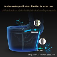 Projet d'exportation - Certification CE UE - Toilette intelligente à commande à distance en acier inoxydable, à poser au sol, entièrement automatique