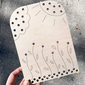 Support de fleurs en bois printemps pour enfants exploration en plein air de la nature jeu de chasse au trésor bébé jouets interactifs parent-enfant - Product Image 5