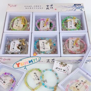 Chinese Style Bracelet Set Imitation Pearl Women's Jewelry <b>Gift</b> Holiday <b>Gift</b> 12Pcs <b>Boxed</b> Collection - Product Image 4