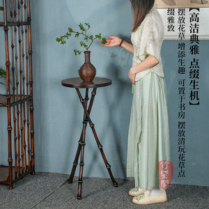 New Chinese Style Bamboo Flower Stand Circular Indoor Home Decor Guizhou Origin YY0469 - Product Image 5