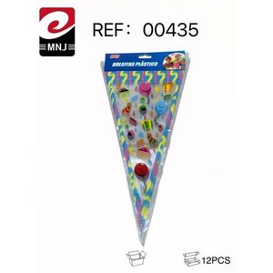 Set di 12 Sacchetti di Plastica per Caramelle, Decorazioni per Feste - Product Image 1