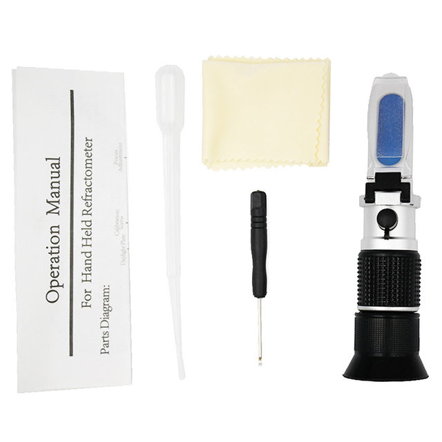 Measuring Tool Handheld 58~92% Brix Meter Honey Refractometer for Honey Maple Syrup