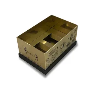 Fabricante patrón personalizado negro misterio maravilla Tiandi cubierta Cajas de Regalo suministros de cocina vajilla caja de embalaje grande