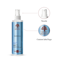 Private Label Long lasting stile di protezione contro il calore per lo Styling dei capelli Spray Volume Texture nutriente lasciare in sale marino Spray per capelli