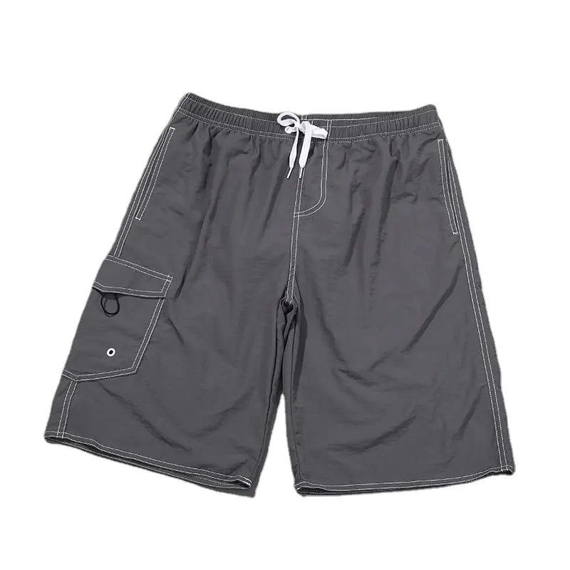 Wholesale stock cotton beach shorts men running shorts mesh lining swim shortsbeach pants for men