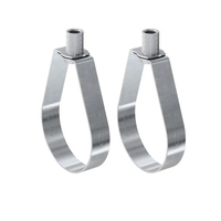 Colliers de serrage pour système d'arrosage personnalisés Collier de serrage à charnière en forme de poire en acier au carbone galvanisé électrique