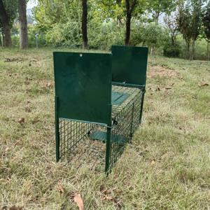 Insancıl avcılık Snare örgü kafes kontrolü büyük hayvan kunduz çakal vizon çakal köpek geçirmez tavşan tilki aquircat kedi tuzak kafesi - Product Image 4