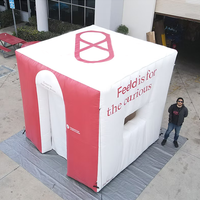 Nouvelle Tente Gonflable Écologique en Forme de Drapeau pour Enfants, Abri d'Ombrage Extérieur Scellé par Tube d'Air, Idéale pour Événements et Publicité