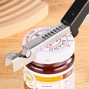 Thép không gỉ nắp chai mở đa chức năng nhà bếp công cụ ma thuật để mở lon & Chai - Product Image 1