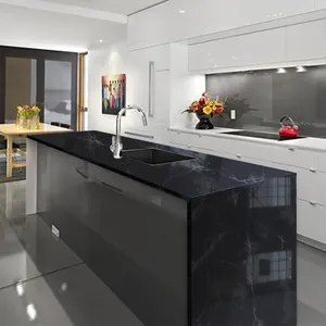 Horizon engineered marble floor tiles quartz stone man made stone quartz slab table stone marble artificial Countertop