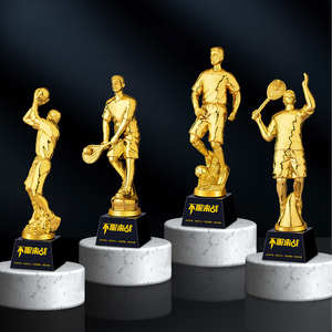 Trophée personnalisable en résine pour champions sportifs (baseball, football, badminton) avec graphiques imprimés UV – Cadeau ou <span class=keywords><strong>récompense</strong></span> - Product Image 1