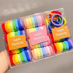 ชุดยางรัดผมไนลอนสีรุ้งน่ารัก32ชิ้นสำหรับผู้หญิงและเด็กสไตล์หวานๆ - Product Image 2