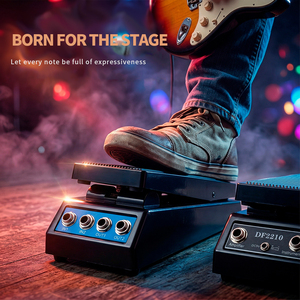 Pedal de efectos para guitarra profesional DF2210 Classic Stereo Wah con True Bypass. - Product Image 4
