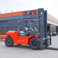 Chariot élévateur diesel QINGCHA 10T, garantie de 2 ans, chariot élévateur diesel robuste CPCD100