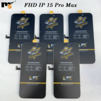 Écran LCD de haute qualité de la série MS IPH FHD avec numériseur intégré pour 15 Pro Max Garantie d'un an 100% testé